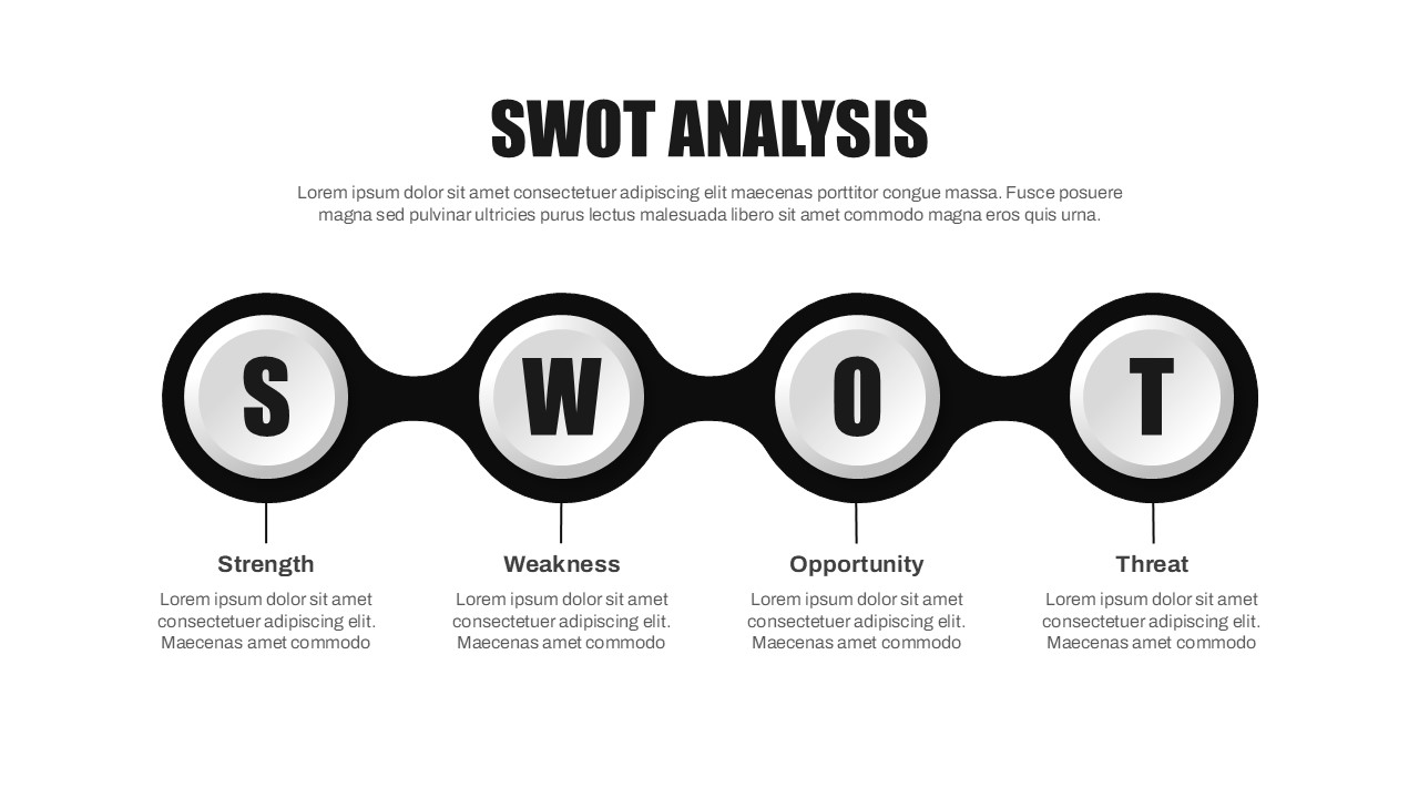 Sleek Black & White Business Presentation Templates