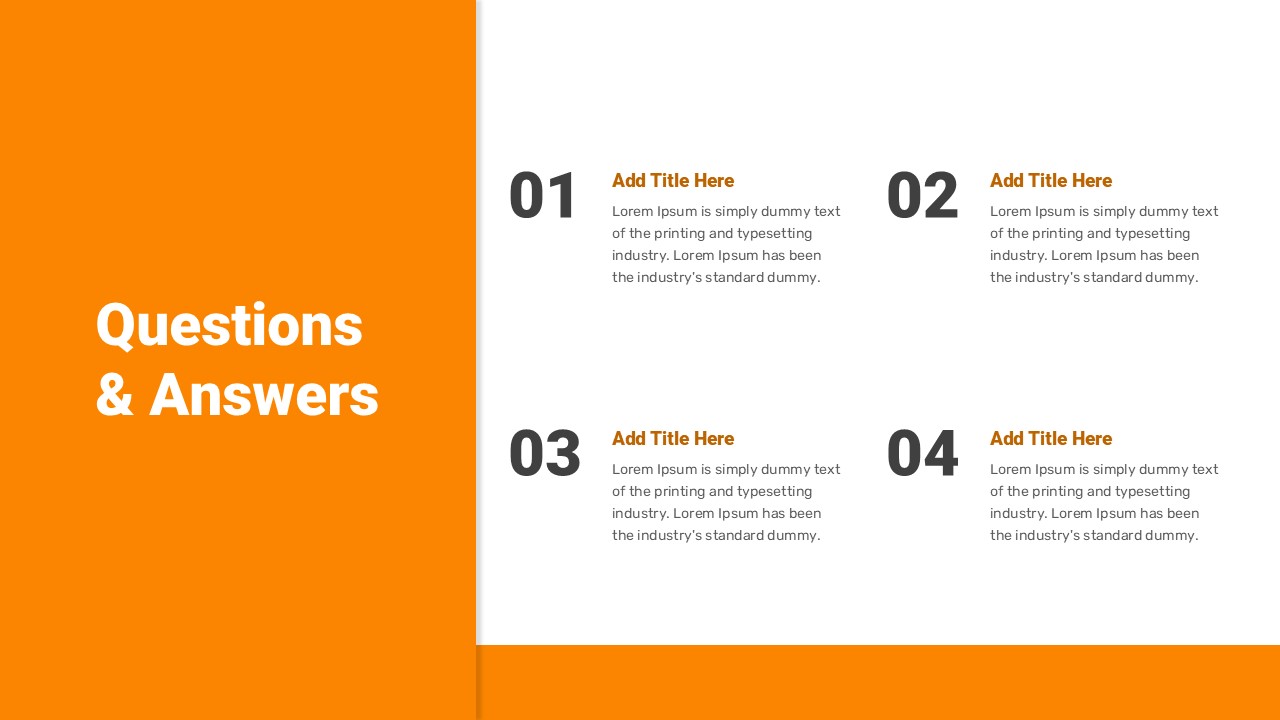 Startup Question and Answer PowerPoint Slide Templates - SlideKit