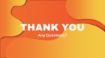 Thank You Any Questions Slide Template for Free
