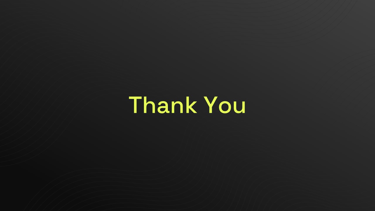Thank You Slide