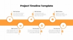 6 Step Linear Project Timeline PowerPoint Slide Template