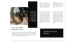 Bicycle Themed Magazine PowerPoint and Google Slides Template
