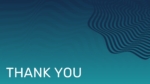 Blue Gradient Thank You Presentation Template