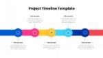Colorful Horizontal Project Timeline PowerPoint Template and Google Slides