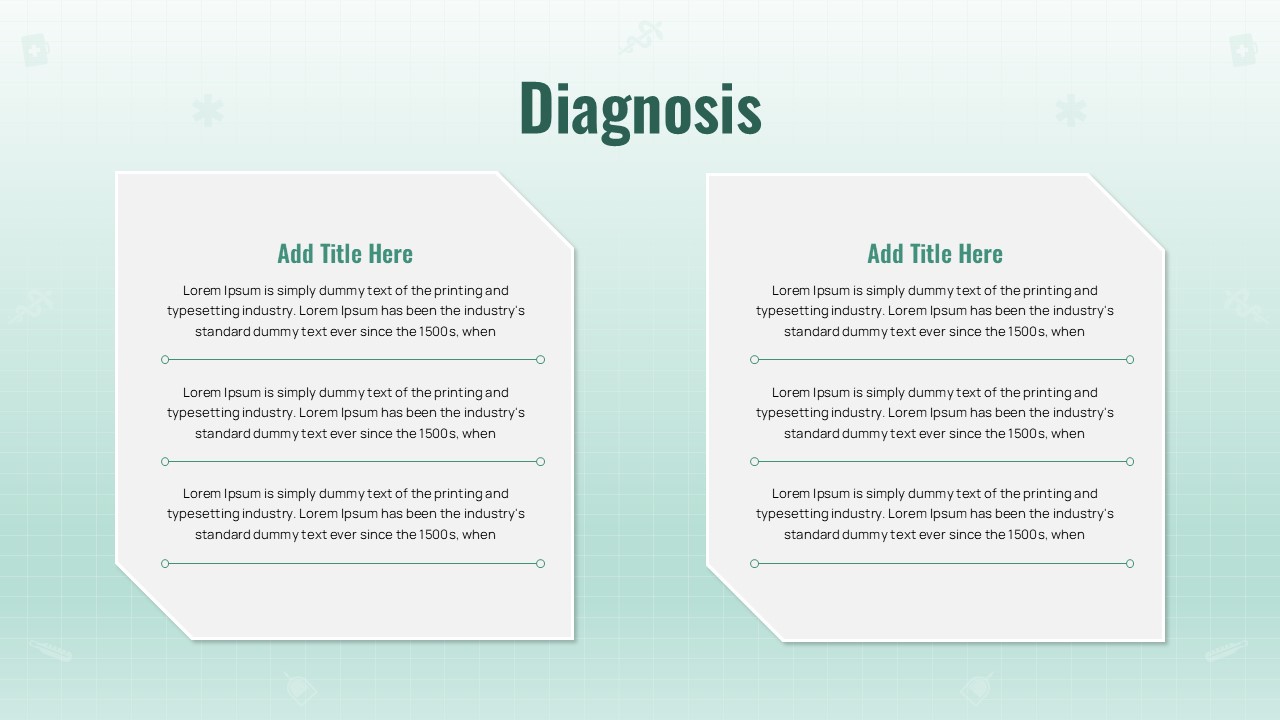 Diagnosis Presentation Template