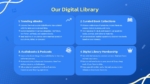 Digital Library PowerPoint and Google Slides Presentation Template