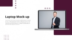 Executive Business Laptop Mockup Presentation Template for PowerPoint and Google Slides