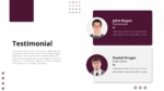 Executive Business Testimonial Presentation Template for PowerPoint and Google Slides