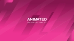 Free Animated Pink Abstract Background Template for PowerPoint and Google Slides