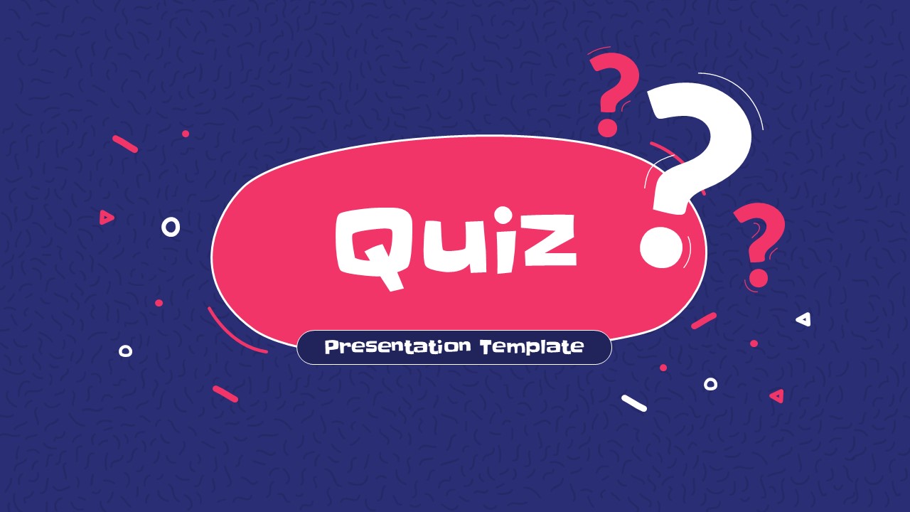 Free Quiz PowerPoint Template and Google Slides - SlideKit