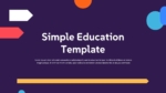 Free Simple Education PowerPoint Presentation Template and Google Slides