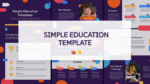 Free Simple Education PowerPoint and Google Slides Template Featured Image