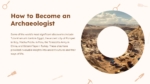 How to Become an Archaeologist Slide