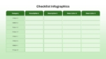 Multi Category Checklist PowerPoint Slide Template