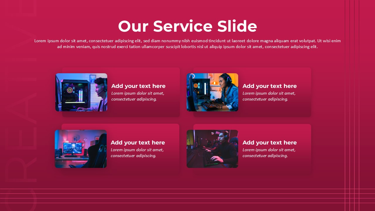 Multipurpose Our Service Slide Template