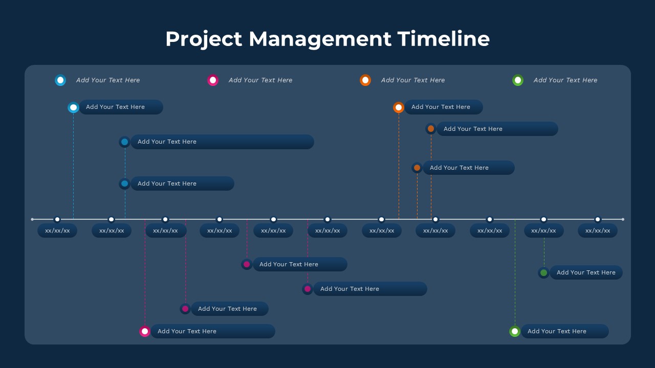 Project Management Timeline Roadmap PowerPoint and Google Slides Template