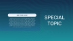 Special Topic Presentation Template for PowerPoint and Google Slides