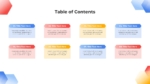 Table of Content Presentation Template