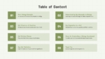 Free Table of Content Template for PPT and Google Slides