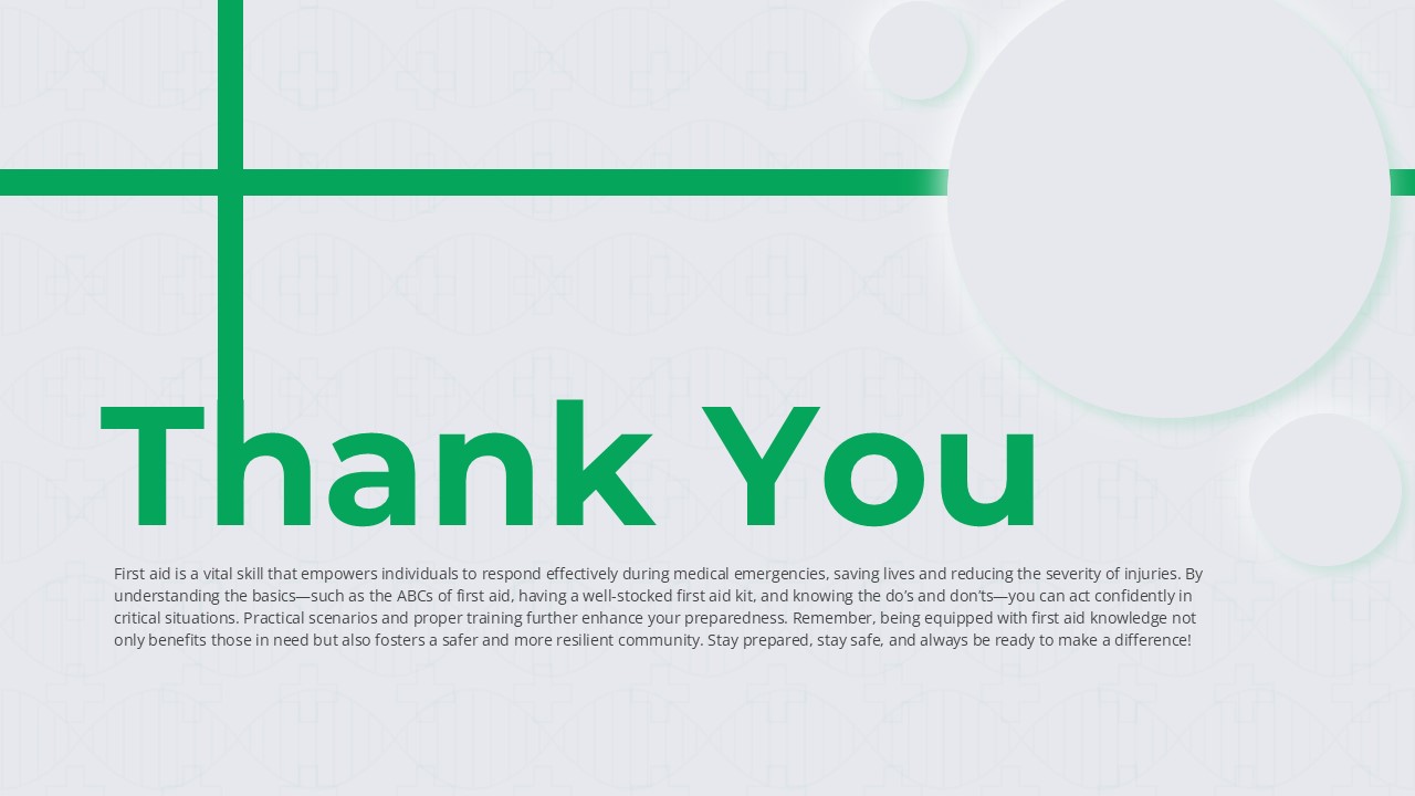 Thank You Presentation Template