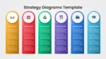 Vertical Strategy Process Diagram PowerPoint and Google Slides Template