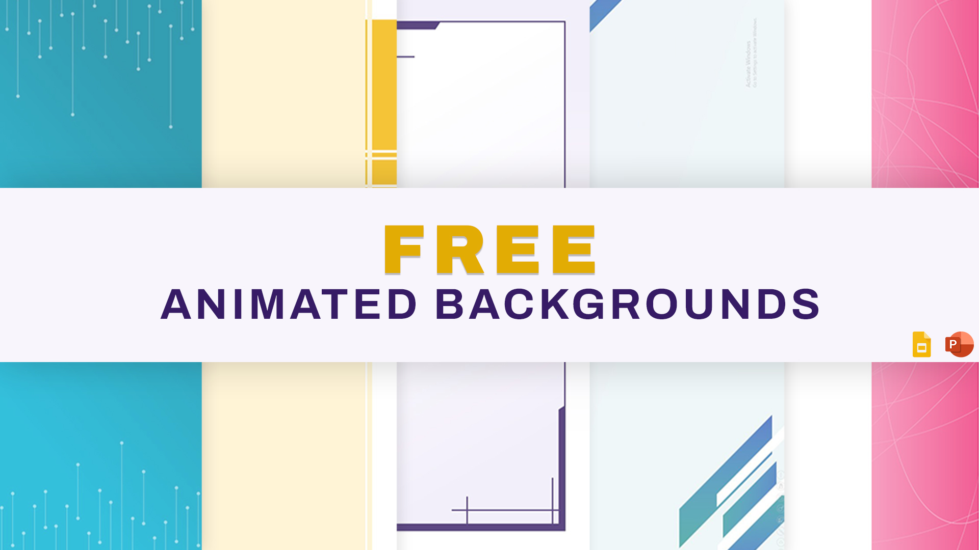 Free Animated Light Gradient Background PowerPoint And Google Slides 