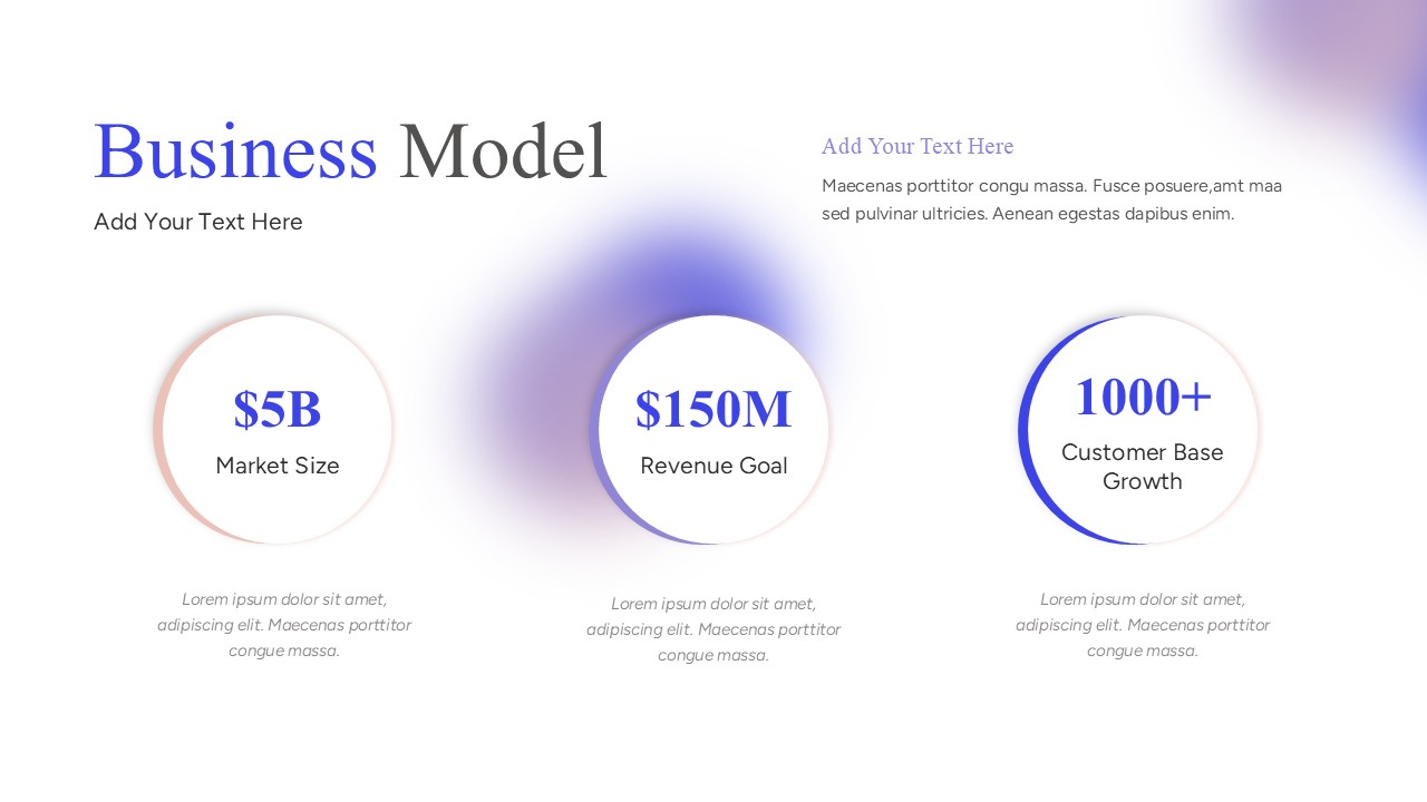 Business Model Presentation Template