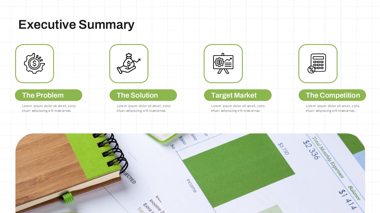 Finance Services Marketing Plan Executive Summary PowerPoint Presentation Template