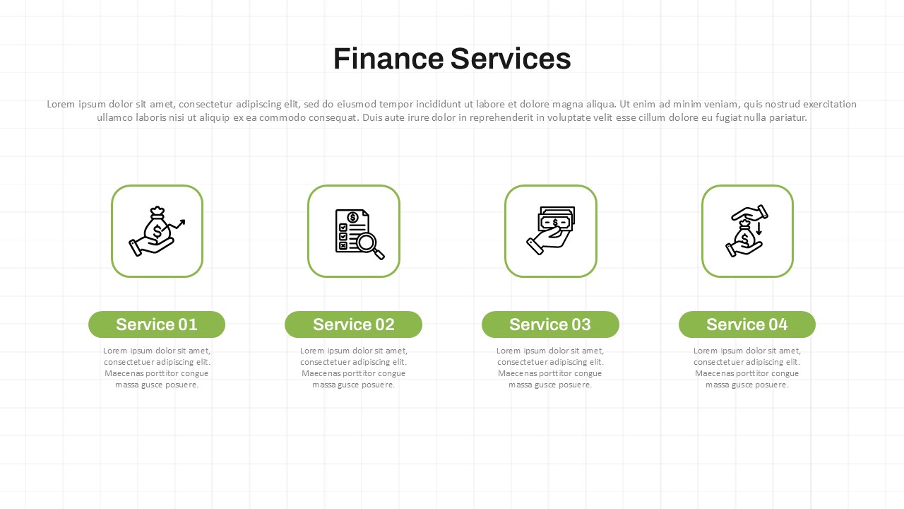 Finance Services Marketing Plan PowerPoint Presentation Template