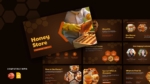 Free Honey Store PowerPoint and Google Slides Presentation Templates Featured Image