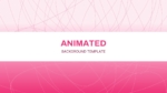 Free Modern Pink Gradient Background PowerPoint Template With Abstract Curved Line Patterns