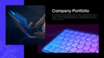 Indian Technology Company Portfolio PowerPoint Template