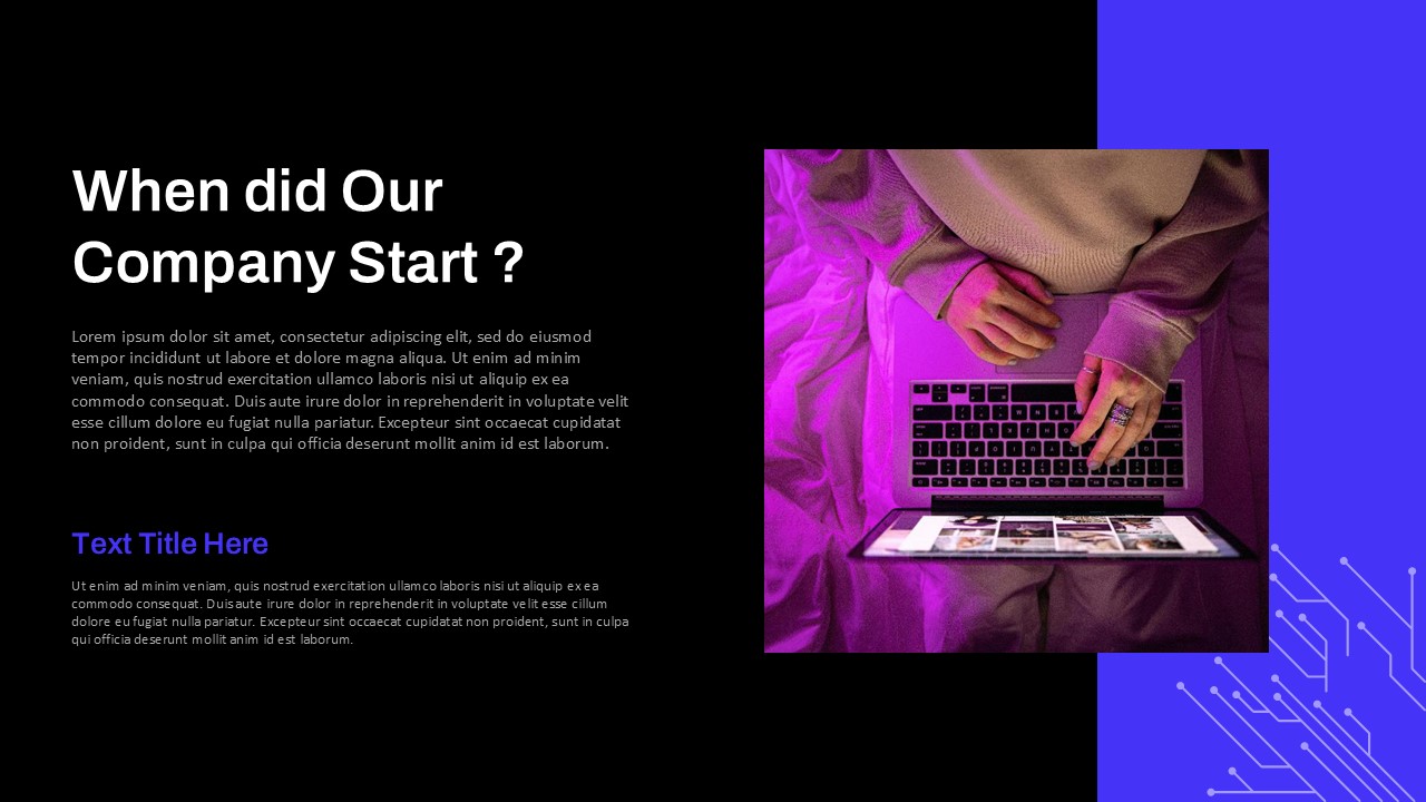 Indian Technology Company Profile PPT Slide Templates