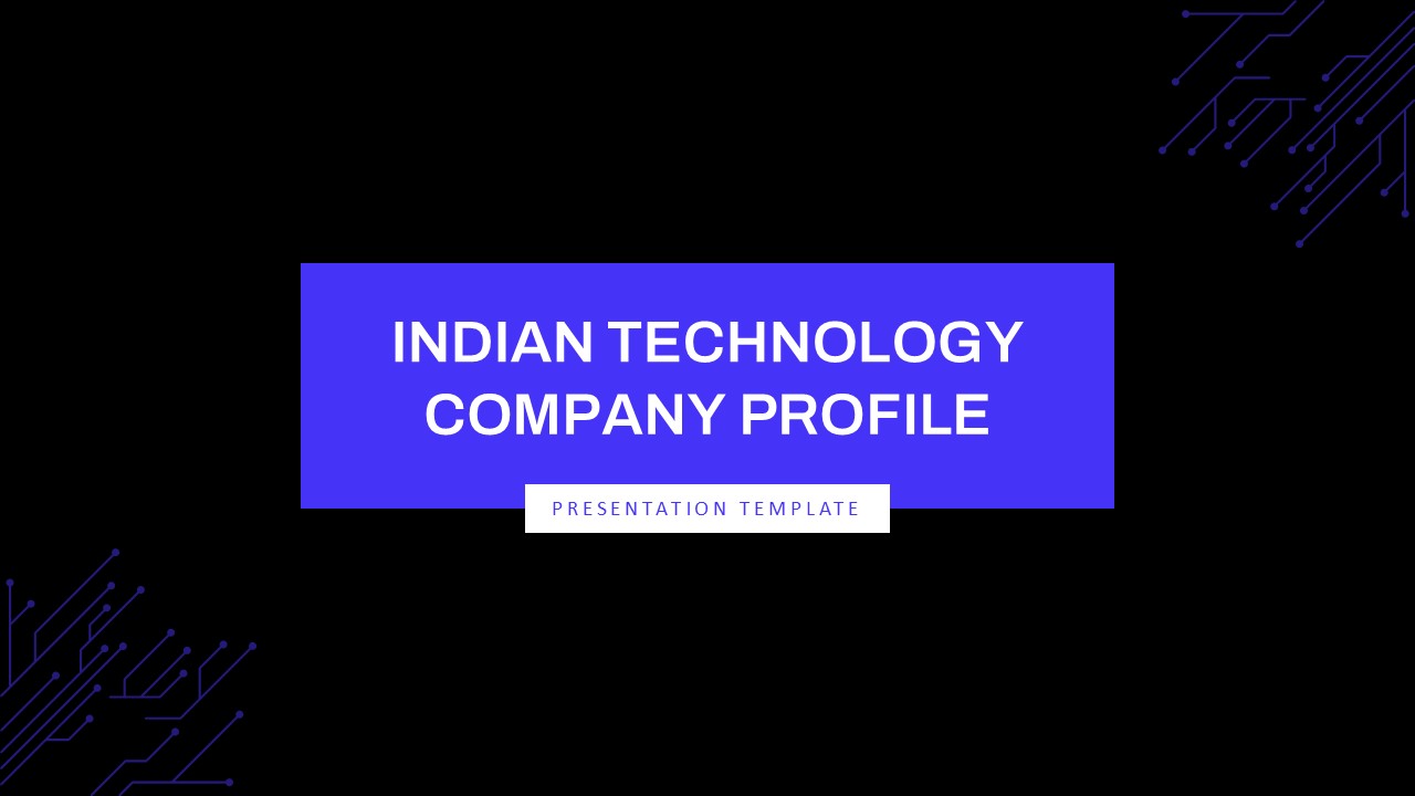 Indian Technology Company Profile PowerPoint Templates