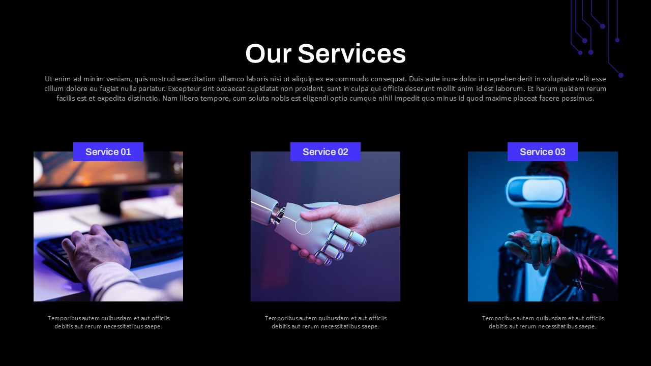 Indian Technology Company Services PowerPoint Template