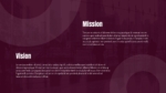 Maroon Vision and Mission Trade Show PowerPoint and Google Slides Template