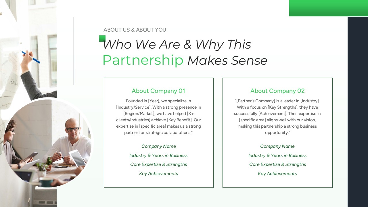 Partnership Proposal Slide Template