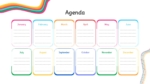 1 Year Class Agenda PowerPoint Slide