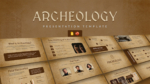 A Retro-Themed Archaeological Presentation Templates Featured Image