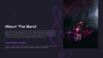 About The Band Slide From Music Band PowerPoint Presentation Templates