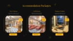 Accommodation Package Slide From Luxury Hotel & Accommodation Presentation PowerPoint Templates