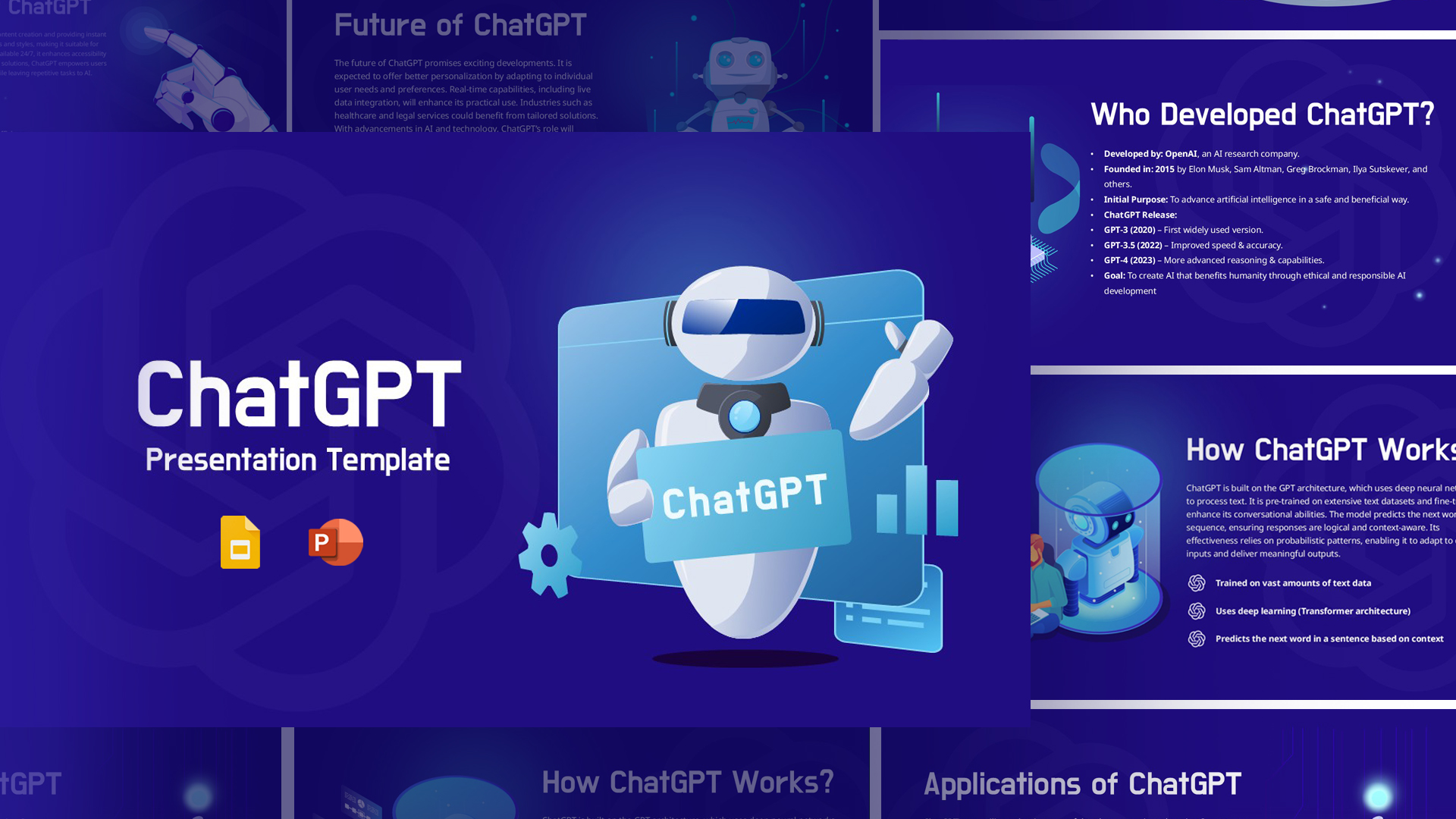 ChatGPT Presentation Templates for PowerPoint & Google Slides Featured Image