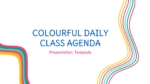 Colorful Daily Class Agenda Template for PowerPoint and Google Slides