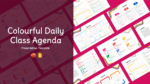 Colorful Daily Class Agenda Template for PowerPoint and Google Slides Featured Image