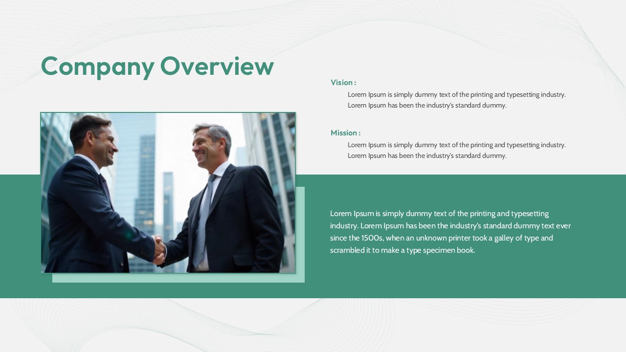 Company Overview Template