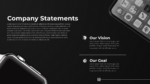 Company Statements Slide for PowerPoint and Google Slides