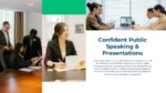 Confident Public Speaking Presentation Template