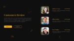 Customer Review Slide From Luxury Hotel & Accommodation Presentation PowerPoint Templates