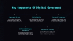 Digital Government Key Components Presentation Template for PowerPoint and Google Slides