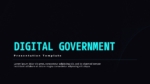 Digital Government Presentation Template for PowerPoint & Google Slides